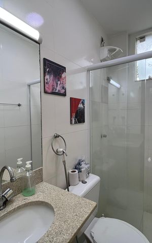 Apartamento para alugar com 60m², 2 quartos e sem vaga Apartamento para alugar com 60m², 2 quartos e sem vagaBanheiro