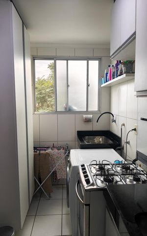 Apartamento à venda com 45m², 2 quartos e 1 vaga Apartamento à venda com 45m², 2 quartos e 1 vagaÁrea de serviço