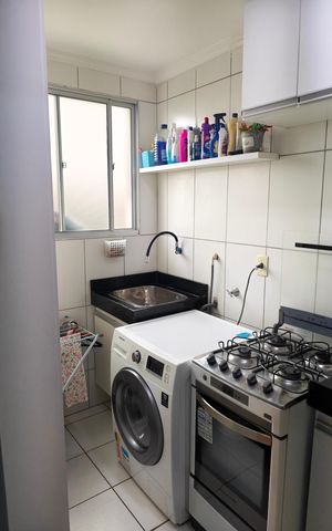 Apartamento à venda com 45m², 2 quartos e 1 vaga Apartamento à venda com 45m², 2 quartos e 1 vagaÁrea de serviço