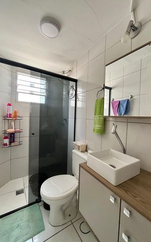 Apartamento à venda com 45m², 2 quartos e 1 vaga Apartamento à venda com 45m², 2 quartos e 1 vagaBanheiro