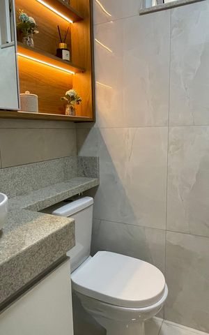 Apartamento para alugar com 56m², 3 quartos e 1 vaga Apartamento para alugar com 56m², 3 quartos e 1 vagaBanheiro
