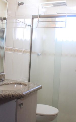 Apartamento para alugar com 140m², 2 quartos e 1 vagaBanheiro da Suíte