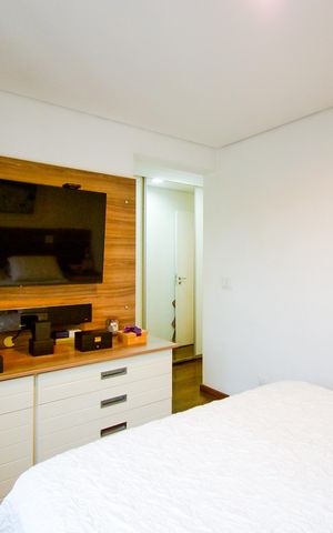Apartamento à venda com 114m², 3 quartos e 3 vagasQuarto 1 - Suíte