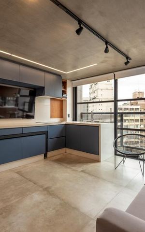 Apartamento para alugar com 50m², 1 quarto e 1 vaga Apartamento para alugar com 50m², 1 quarto e 1 vagaSala