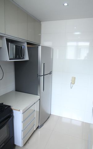 Apartamento à venda com 45m², 2 quartos e 1 vagaCozinha e Área de Serviço