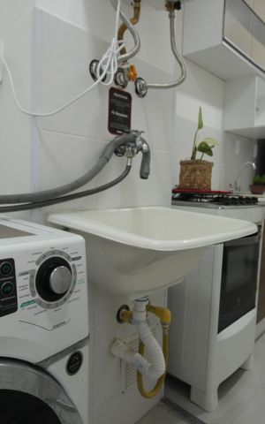 Apartamento para alugar com 42m², 2 quartos e 1 vagaCozinha e Área de Serviço