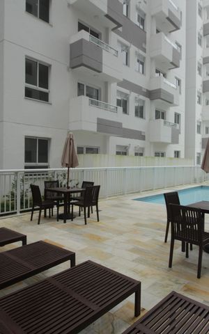 Apartamento para alugar com 42m², 2 quartos e 1 vagaÁrea comum