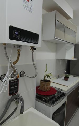 Apartamento para alugar com 42m², 2 quartos e 1 vagaCozinha e Área de Serviço