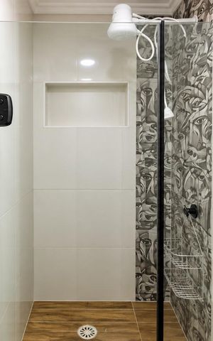 Studio para alugar com 34m², 1 quarto e sem vaga Studio para alugar com 34m², 1 quarto e sem vagaBanheiro