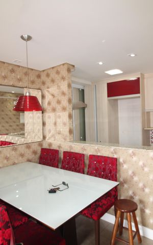 Apartamento à venda com 56m², 2 quartos e 2 vagasSala / Cozinha