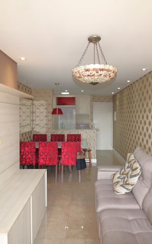 Apartamento à venda com 56m², 2 quartos e 2 vagasSala / Cozinha