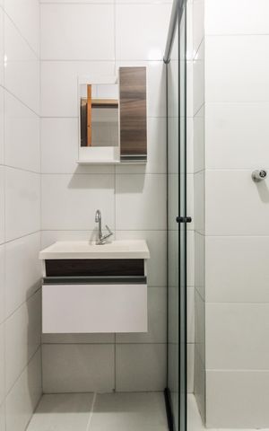 Apartamento para alugar com 30m², 1 quarto e sem vaga Apartamento para alugar com 30m², 1 quarto e sem vagaBanheiro