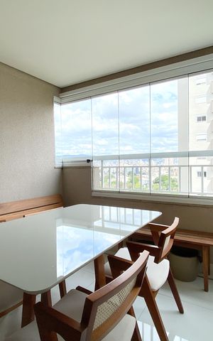 Apartamento à venda com 73m², 2 quartos e 2 vagas Apartamento à venda com 73m², 2 quartos e 2 vagasVaranda da Sala