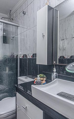 Apartamento à venda com 65m², 2 quartos e 1 vaga Apartamento à venda com 65m², 2 quartos e 1 vagabanheiro social_1