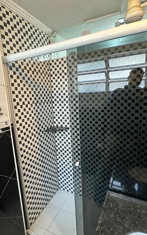 Apartamento para alugar com 44m², 1 quarto e 1 vaga Apartamento para alugar com 44m², 1 quarto e 1 vagaBanheiro da Suíte
