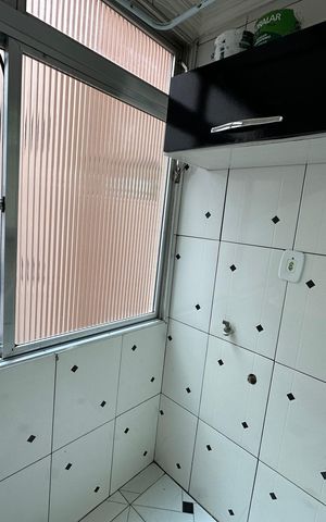 Apartamento para alugar com 44m², 1 quarto e 1 vaga Apartamento para alugar com 44m², 1 quarto e 1 vagaCozinha e Área de Serviço