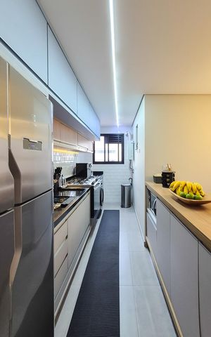 Apartamento à venda com 65m², 2 quartos e 2 vagas Apartamento à venda com 65m², 2 quartos e 2 vagasCozinha e Área de Serviço