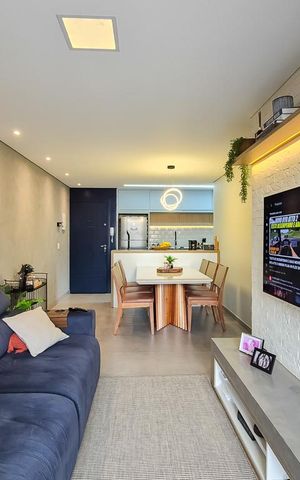 Apartamento à venda com 65m², 2 quartos e 2 vagas Apartamento à venda com 65m², 2 quartos e 2 vagasVaranda da Sala