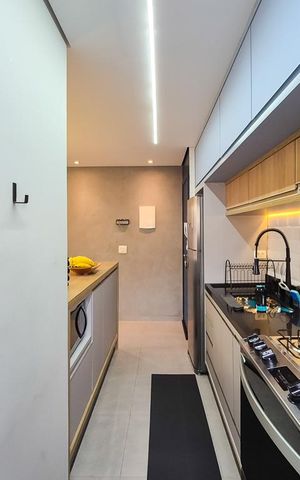 Apartamento à venda com 65m², 2 quartos e 2 vagas Apartamento à venda com 65m², 2 quartos e 2 vagasCozinha e Área de Serviço