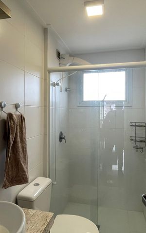 Apartamento para alugar com 95m², 3 quartos e 1 vaga Apartamento para alugar com 95m², 3 quartos e 1 vagaBanheiro da Suíte