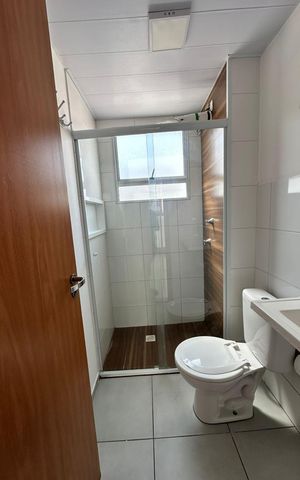Apartamento à venda com 46m², 2 quartos e 1 vaga Apartamento à venda com 46m², 2 quartos e 1 vagaBanheiro