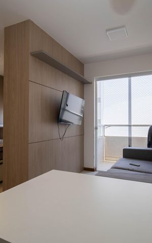 Studio para alugar com 30m², 1 quarto e 1 vaga Studio para alugar com 30m², 1 quarto e 1 vagaSala
