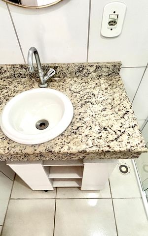 Casa para alugar com 88m², 2 quartos e 2 vagas Casa para alugar com 88m², 2 quartos e 2 vagasBanheiro da Suíte 1