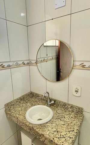 Casa para alugar com 88m², 2 quartos e 2 vagas Casa para alugar com 88m², 2 quartos e 2 vagasBanheiro da Suíte 1