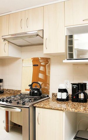 Casa de condomínio para alugar com 230m², 3 quartos e 2 vagasCozinha