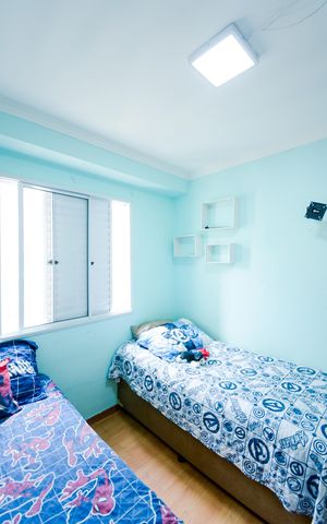 Apartamento à venda com 83m², 3 quartos e 1 vagaQuarto 2 