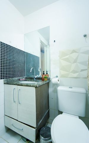Apartamento à venda com 83m², 3 quartos e 1 vagaBanheiro da Suíte 