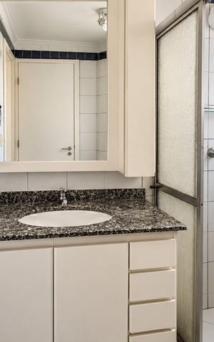 Apartamento à venda com 46m², 1 quarto e 1 vaga Apartamento à venda com 46m², 1 quarto e 1 vagaBanheiro
