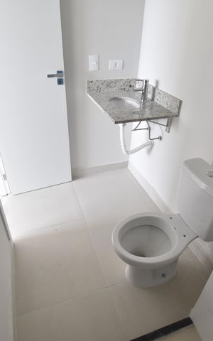 Studio à venda com 31m², 1 quarto e sem vagaBanheiro da Suíte