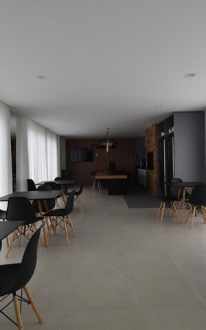 Studio à venda com 31m², 1 quarto e sem vagaÁrea comum - Salão de festas