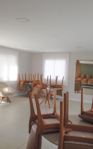 Apartamento para alugar com 47m², 2 quartos e sem vagaÁrea comum - Salão de festas