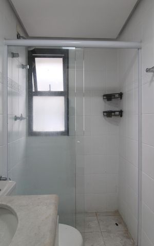 Apartamento para alugar com 55m², 2 quartos e 2 vagasBanheiro Social