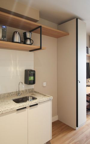 Apartamento para alugar com 30m², 1 quarto e sem vaga Apartamento para alugar com 30m², 1 quarto e sem vagaCozinha