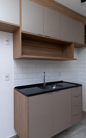 Apartamento para alugar com 26m², 1 quarto e sem vaga Apartamento para alugar com 26m², 1 quarto e sem vagaCozinha