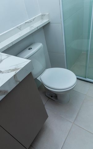 Apartamento para alugar com 26m², 1 quarto e sem vaga Apartamento para alugar com 26m², 1 quarto e sem vagaBanheiro