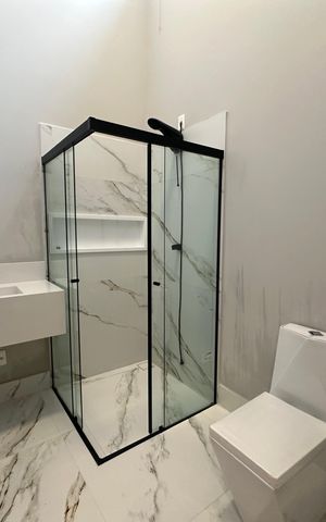 Casa à venda com 137m², 3 quartos e 1 vaga Casa à venda com 137m², 3 quartos e 1 vagaBanheiro Social