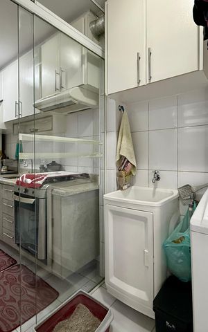 Apartamento à venda com 55m², 2 quartos e 1 vaga Apartamento à venda com 55m², 2 quartos e 1 vagaÁrea de Serviço