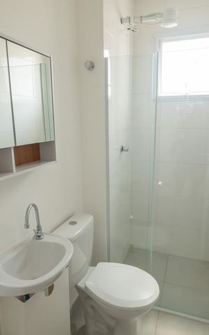 Apartamento para alugar com 43m², 2 quartos e 1 vaga Apartamento para alugar com 43m², 2 quartos e 1 vagaBanheiro