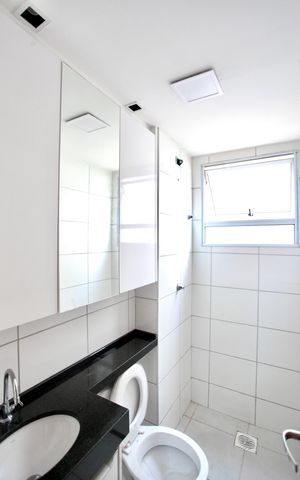 Apartamento para alugar com 43m², 2 quartos e 1 vaga Apartamento para alugar com 43m², 2 quartos e 1 vagaBanheiro Social