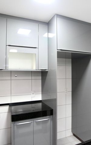 Apartamento para alugar com 43m², 2 quartos e 1 vaga Apartamento para alugar com 43m², 2 quartos e 1 vagaCozinha e Área de Serviço