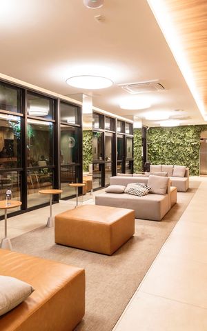 Studio à venda com 26m², 1 quarto e sem vaga Studio à venda com 26m², 1 quarto e sem vagaHall social