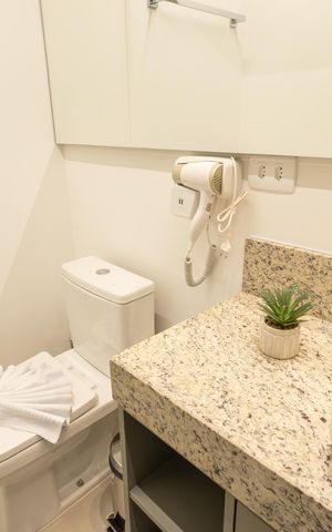 Studio para alugar com 24m², 1 quarto e sem vaga Studio para alugar com 24m², 1 quarto e sem vagaBanheiro