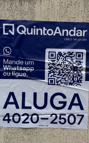 Apartamento para alugar com 40m², 1 quarto e 1 vaga Apartamento para alugar com 40m², 1 quarto e 1 vagaPlaca