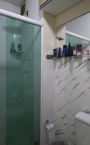 Apartamento à venda com 52m², 1 quarto e sem vagaBanheiro