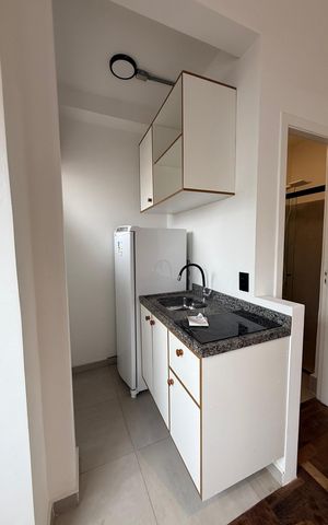 Apartamento à venda com 25m², 1 quarto e sem vaga
