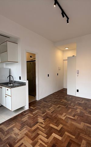 Apartamento à venda com 25m², 1 quarto e sem vaga